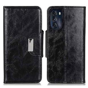 For Motorola Moto G 5G 2022 Crazy Horse Texture Magnetic Flip Leather Phone Case with 6-Card Slots(Black)