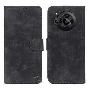 For Sharp Aquos R7 Antelope Texture Magnetic Buckle Leather Phone Case(Black)