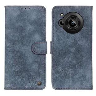 For Sharp Aquos R7 Antelope Texture Magnetic Buckle Leather Phone Case(Blue)