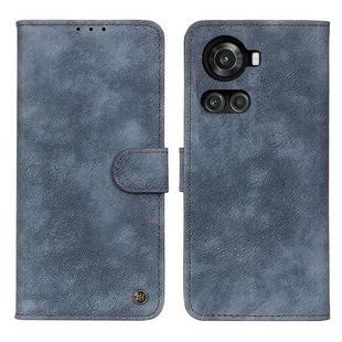 For OnePlus Ace / 10R Antelope Texture Magnetic Buckle Leather Phone Case(Blue)