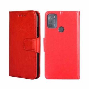 For Motorola Moto G50 Crystal Texture Leather Phone Case(Red)