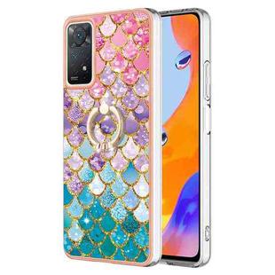 For Xiaomi Redmi Note 11 Pro 5G / 4G Global Electroplating IMD TPU Phone Case with Ring(Colorful Scales)