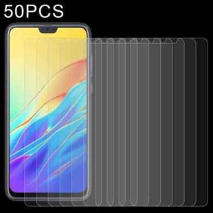 50 PCS 0.26mm 9H 2.5D Tempered Glass Film For Hotwav H1