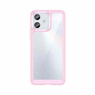 For Honor Play6T Pro Colorful Series Acrylic + TPU Phone Case(Pink)