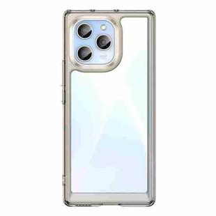 For Honor 60 SE Colorful Series Acrylic + TPU Phone Case(Transparent Black)