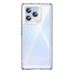 For Honor 60 SE Colorful Series Acrylic + TPU Phone Case(Transparent)