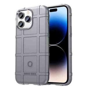 Rugged Shield Full Coverage Shockproof TPU Case For iPhone 14 Pro Max (Grey)