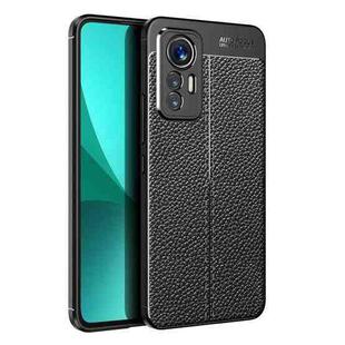 For Xiaomi 12 Lite Litchi Texture TPU Shockproof Case(Black)