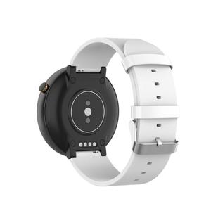 For Huami Amazfit Leather Watch Band(White)