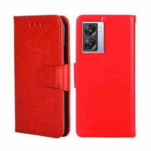 For OPPO A57 5G 2022 / Realme Q5i Crystal Texture Leather Phone Case(Red)