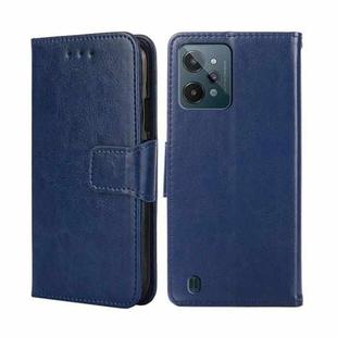 For OPPO Realme C31 Crystal Texture Leather Phone Case(Blue)