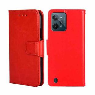 For OPPO Realme C31 Crystal Texture Leather Phone Case(Red)