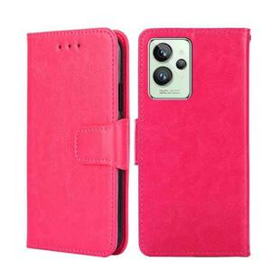 For OPPO Realme GT 2 Pro Crystal Texture Leather Phone Case(Rose Red)