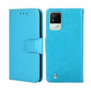 For OPPO Realme Narzo 50i Crystal Texture Leather Phone Case(Sky Blue)