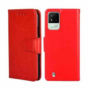 For OPPO Realme Narzo 50i Crystal Texture Leather Phone Case(Red)