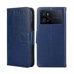 For vivo iQOO 9 Pro 5G Crystal Texture Leather Phone Case(Royal Blue)
