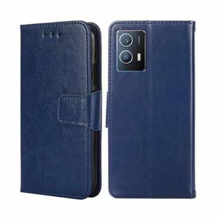 For vivo iQOO U5 5G Crystal Texture Leather Phone Case(Royal Blue)