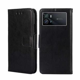 For vivo iQOO 9 5G Crystal Texture Leather Phone Case(Black)