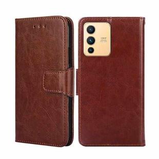 For vivo S12 5G / V23 Crystal Texture Leather Phone Case(Brown)