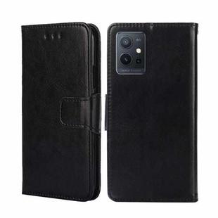 For vivo Y55 5G/Y75 5G Global/Y55 5G Global/Y33S 5G CN/T1 5G Glabal Crystal Texture Leather Phone Case(Black)