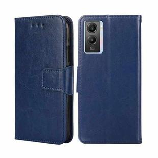 For vivo Y55S 5G Crystal Texture Leather Phone Case(Royal Blue)