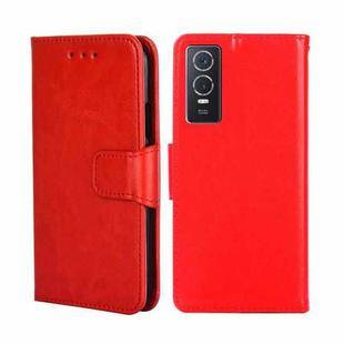 For vivo Y76S CN Version / Y74S Crystal Texture Leather Phone Case(Red)