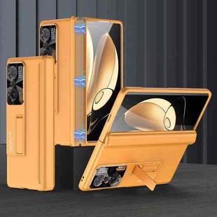 For Honor Magic V 5G GKK Magnetic Hinge Full Coverage Phone Case(Orange)