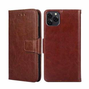 For Blackview A95 Crystal Texture Leather Phone Case(Brown)