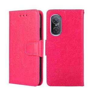 For Huawei nova 9 SE Crystal Texture Leather Phone Case(Rose Red)
