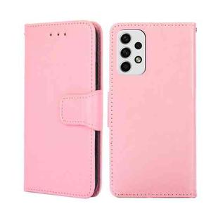 For Samsung Galaxy A23 5G Crystal Texture Leather Phone Case(Pink)