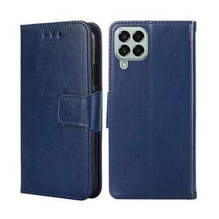 For Samsung Galaxy M33 5G Crystal Texture Leather Phone Case(Royal Blue)