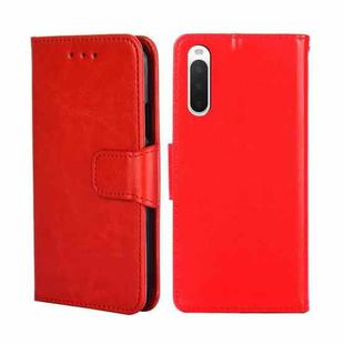 For Sony Xperia 10 IV Crystal Texture Leather Phone Case(Red)