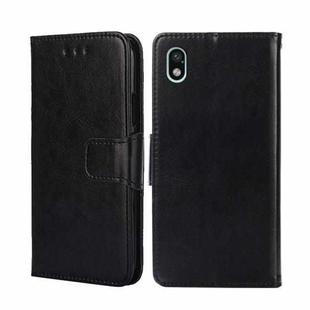 For Sony Xperia Ace III Crystal Texture Leather Phone Case(Black)