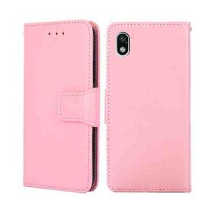 For Sony Xperia Ace III Crystal Texture Leather Phone Case(Pink)