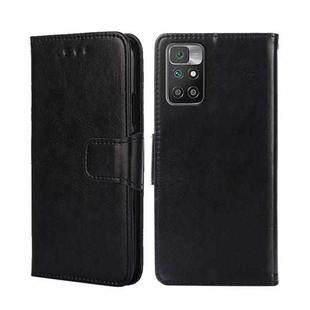 For Xiaomi Redmi 10 Crystal Texture Leather Phone Case(Black)