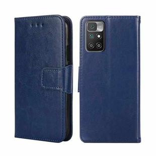 For Xiaomi Redmi 10 Crystal Texture Leather Phone Case(Royal Blue)