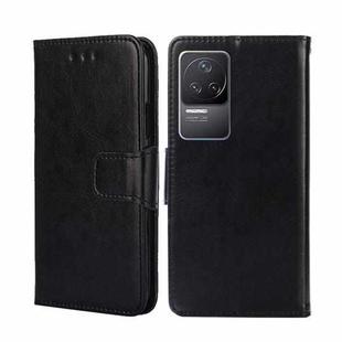 For Xiaomi Redmi K50 / K50 Pro Crystal Texture Leather Phone Case(Black)