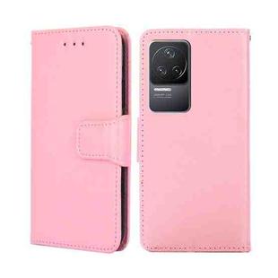 For Xiaomi Redmi K50 / K50 Pro Crystal Texture Leather Phone Case(Pink)