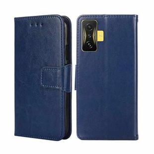 For Xiaomi Redmi K50 Gaming Crystal Texture Leather Phone Case(Royal Blue)