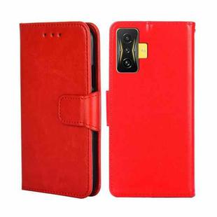 For Xiaomi Redmi K50 Gaming Crystal Texture Leather Phone Case(Red)