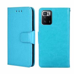 For Xiaomi Redmi Note 10 Pro 5G CN Version Crystal Texture Leather Phone Case(Sky Blue)