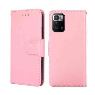 For Xiaomi Redmi Note 10 Pro 5G CN Version Crystal Texture Leather Phone Case(Pink)