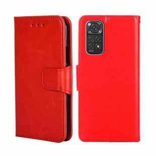 For Xiaomi Redmi Note 11 4G Global/11S Crystal Texture Leather Phone Case(Red)