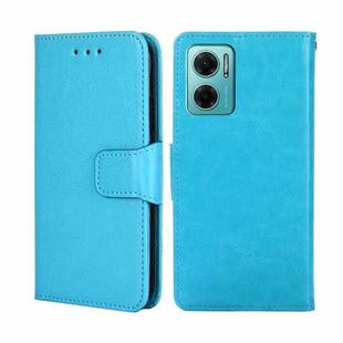 For Xiaomi Redmi Note 11E 5G CN/Redmi 10 5G Crystal Texture Leather Phone Case(Sky Blue)