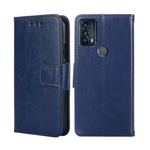 For TCL 20B 6159K Crystal Texture Leather Phone Case(Royal Blue)