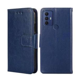 For TCL 30 SE/306/305 / Sharp Aqous V6/V6 Plus Crystal Texture Leather Phone Case(Royal Blue)