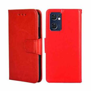 For TCL 30V 5G T781S Crystal Texture Leather Phone Case(Red)