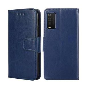 For TCL 205 Crystal Texture Leather Phone Case(Royal Blue)