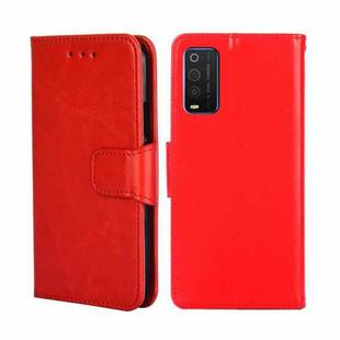 For TCL 205 Crystal Texture Leather Phone Case(Red)