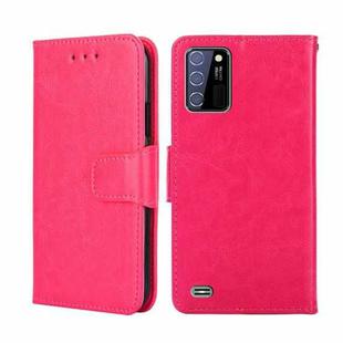 For Oukitel C25 Crystal Texture Leather Phone Case(Rose Red)
